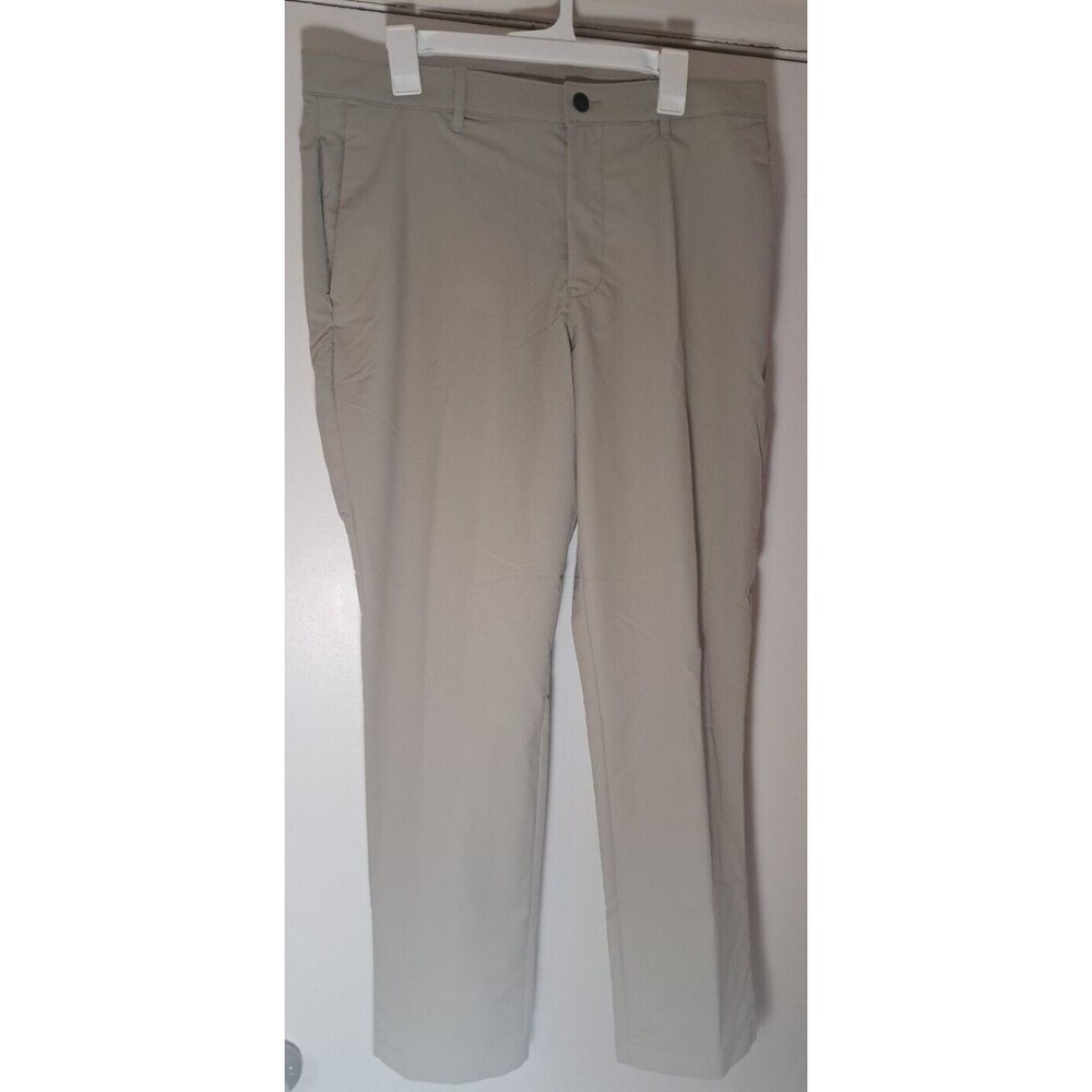 Banana Republic Men's Tan/Beige Pants 36x30 Tapered Mid-Rise Chino Comfort